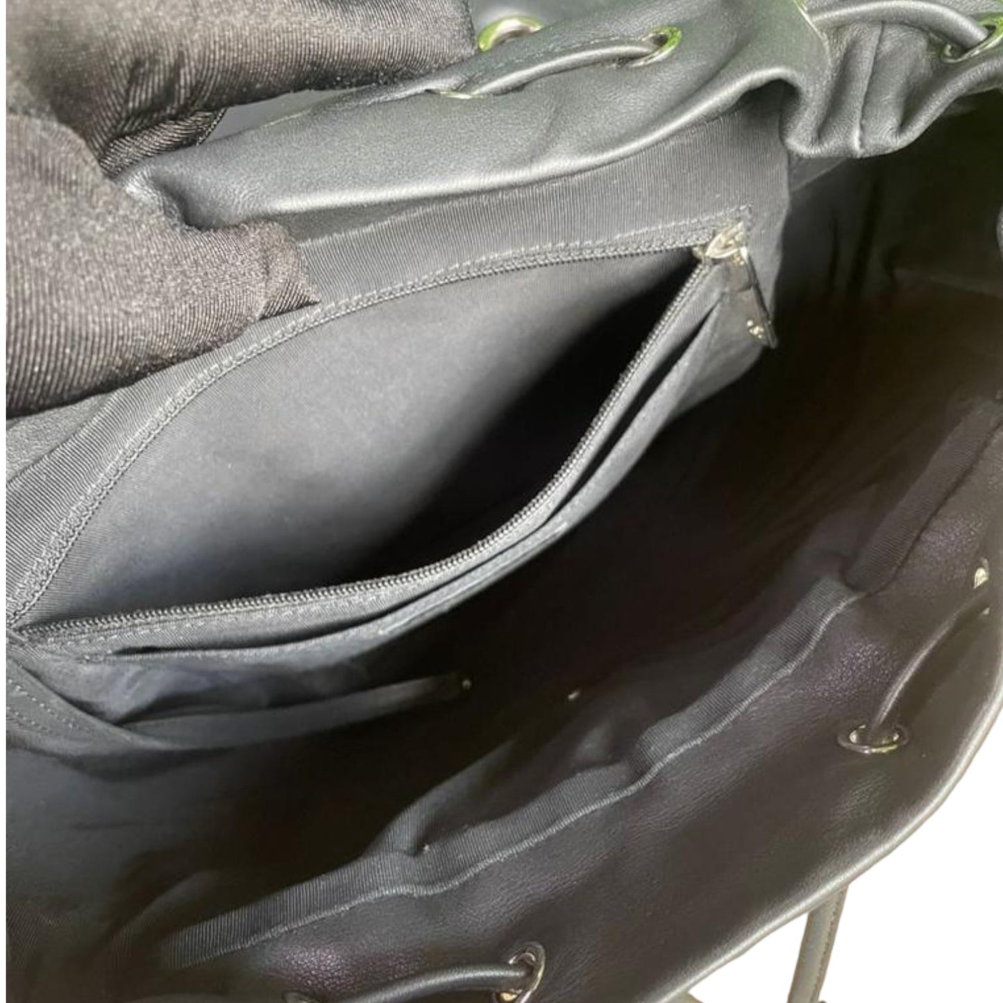 Medium Urban Spirit Backpack Chevron Lambskin Black SHW