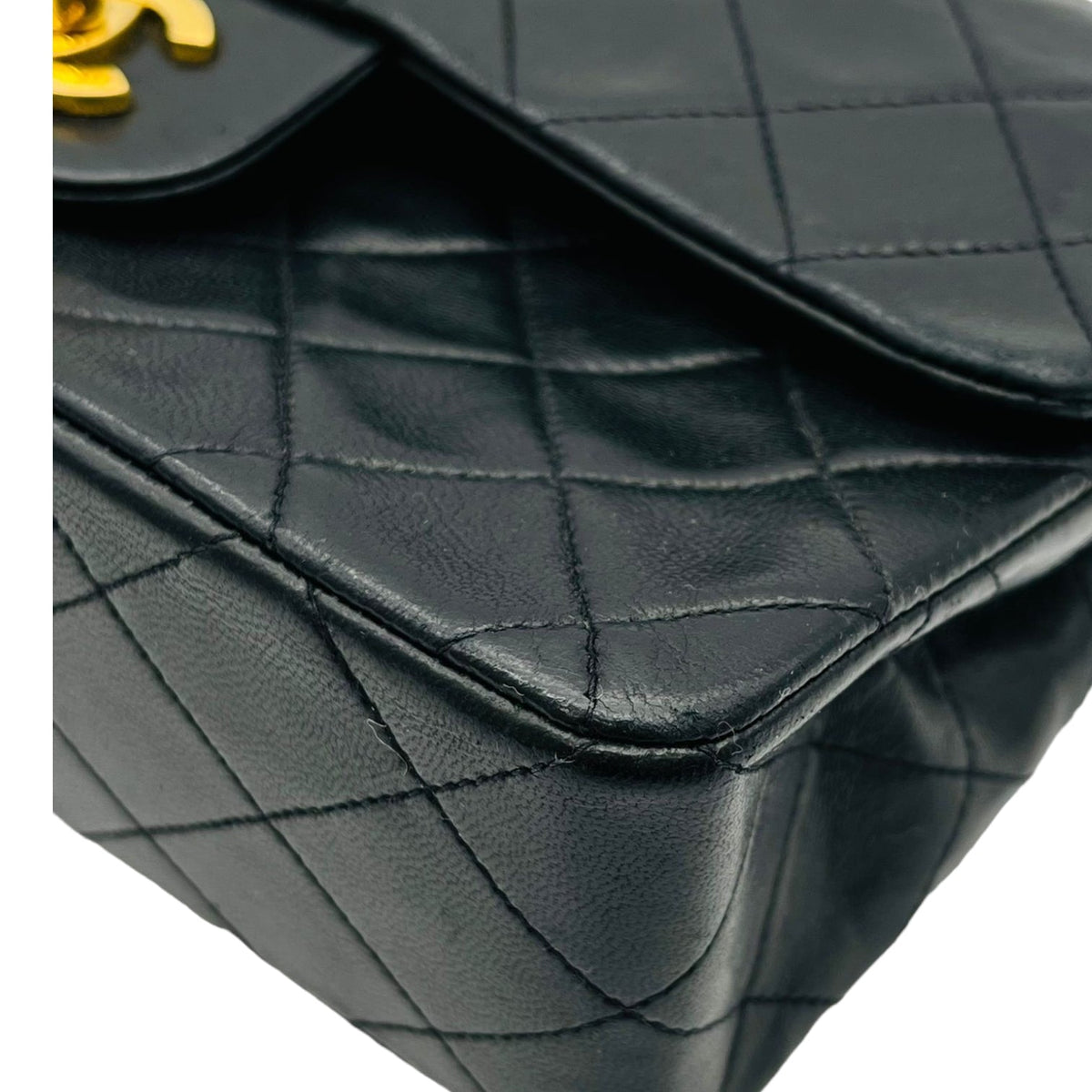 Classic Flap Small Lambskin Black GHW