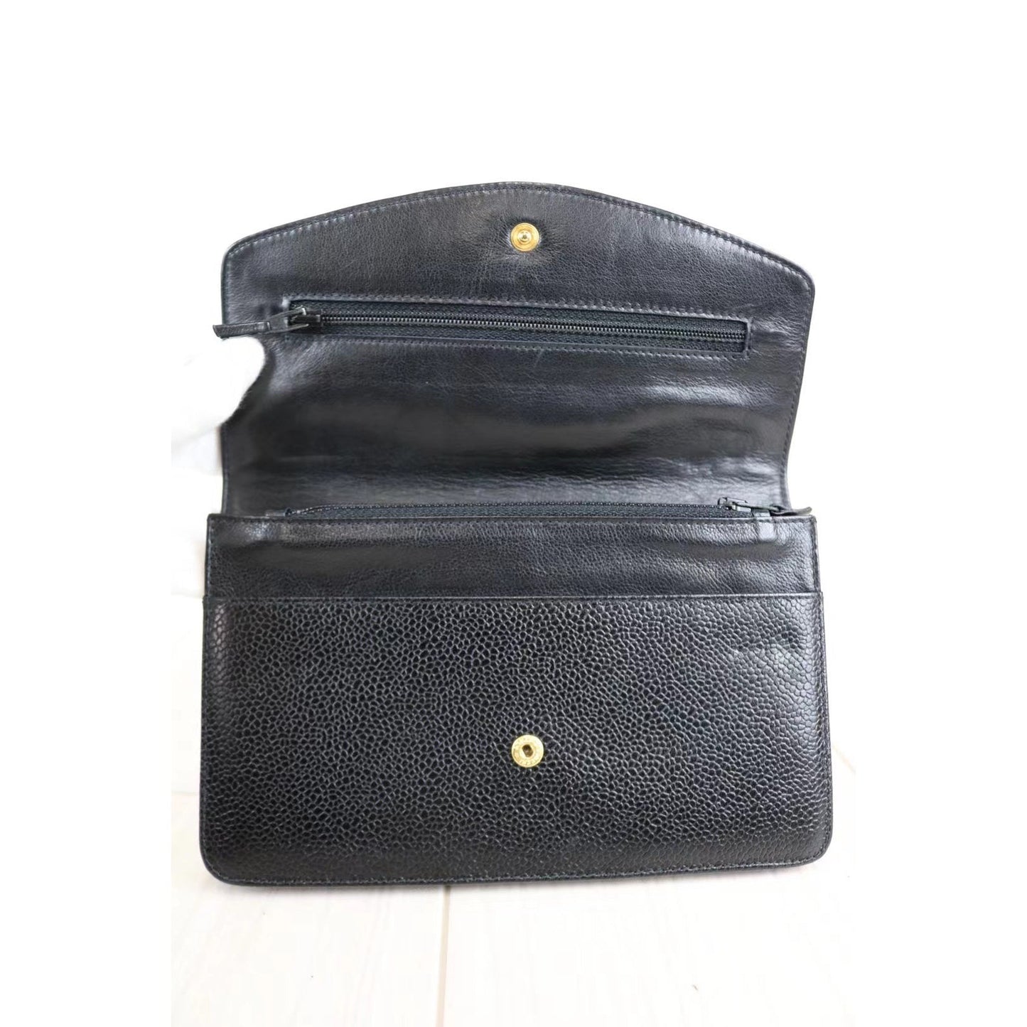Rank A ｜ CHANEL Caviar Skin Wallet｜032420
