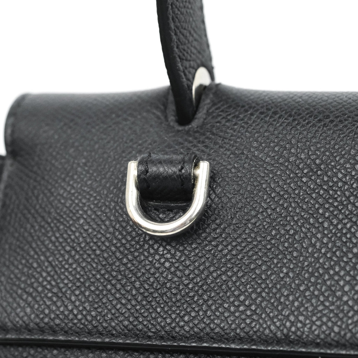 Celine Mini Belt Bag Dark Navy Grained Calfskin Silver Hardware