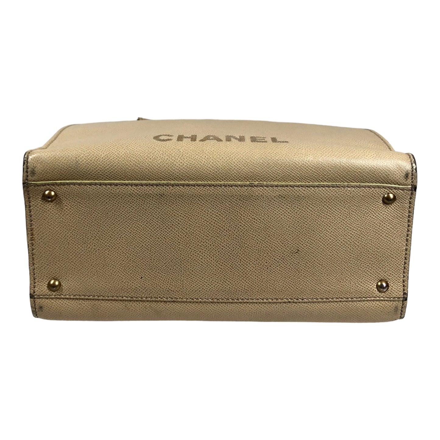 CHANEL   Bag -- Plain Leather CRM W [Designers] Design VINTAGE SHOPPER BAG
