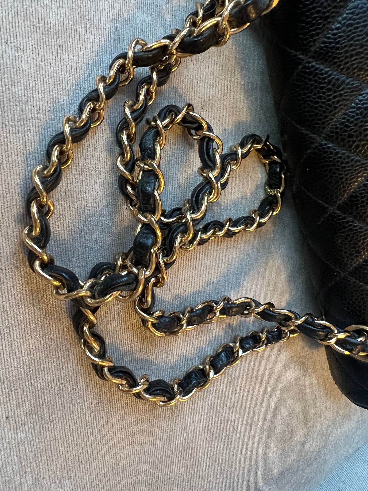 Chanel Medium Classic Flap in Black Caviar
