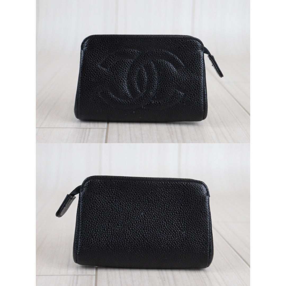 Rank AB ｜Chanel Caviar Skin Pouch｜V23070711
