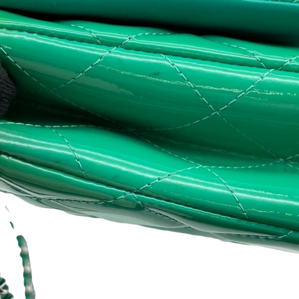 Timeless Clutch Patent Green SHW
