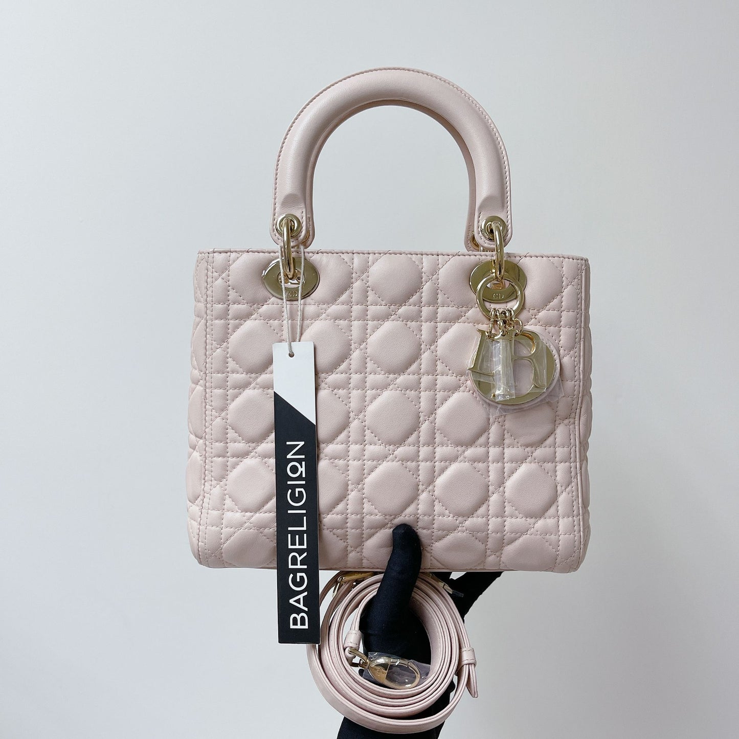 Lady Dior Medium Pink with GHW