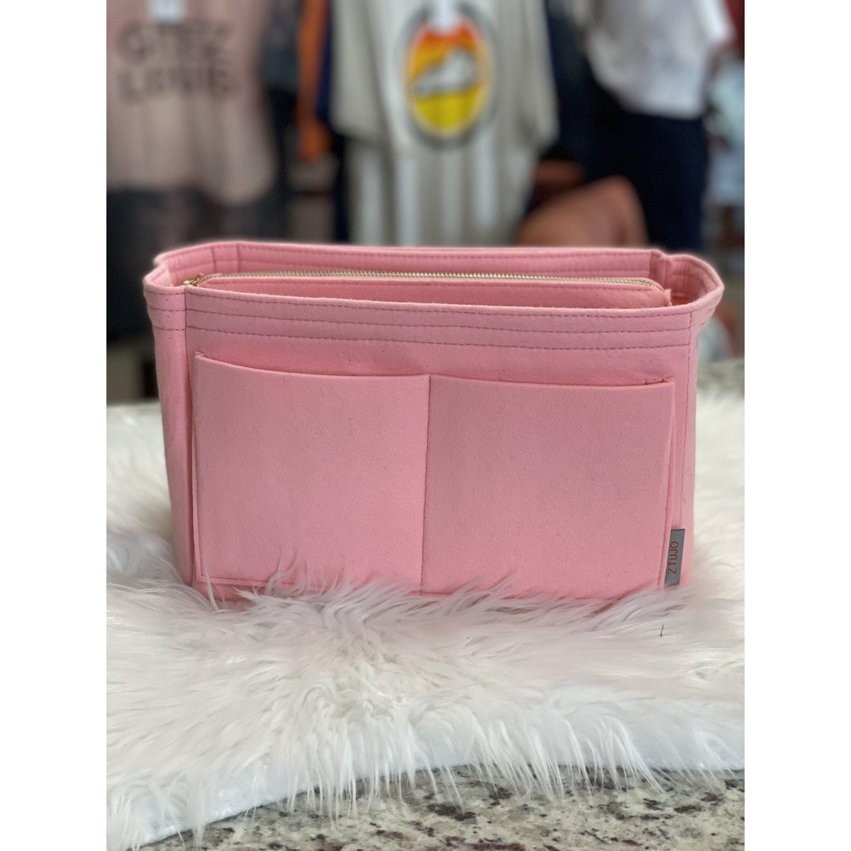 Louis Vuitton Neverfull MM in Damier Ebene Rose Ballerine