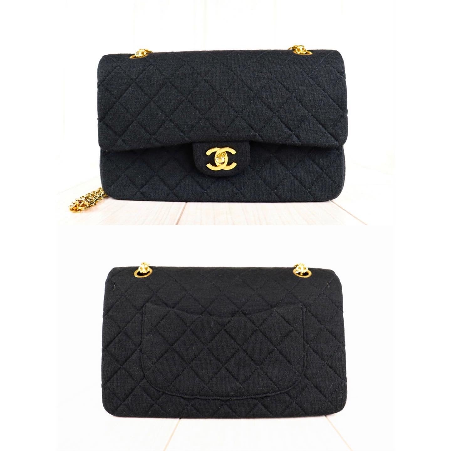 Rank A ｜CHANEL Matelasse 25 Cotton Chain Shoulder ｜080304