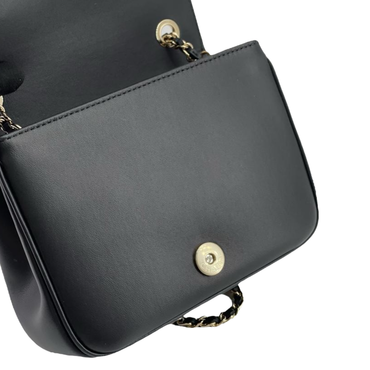 Mania Flap Lambskin GHW