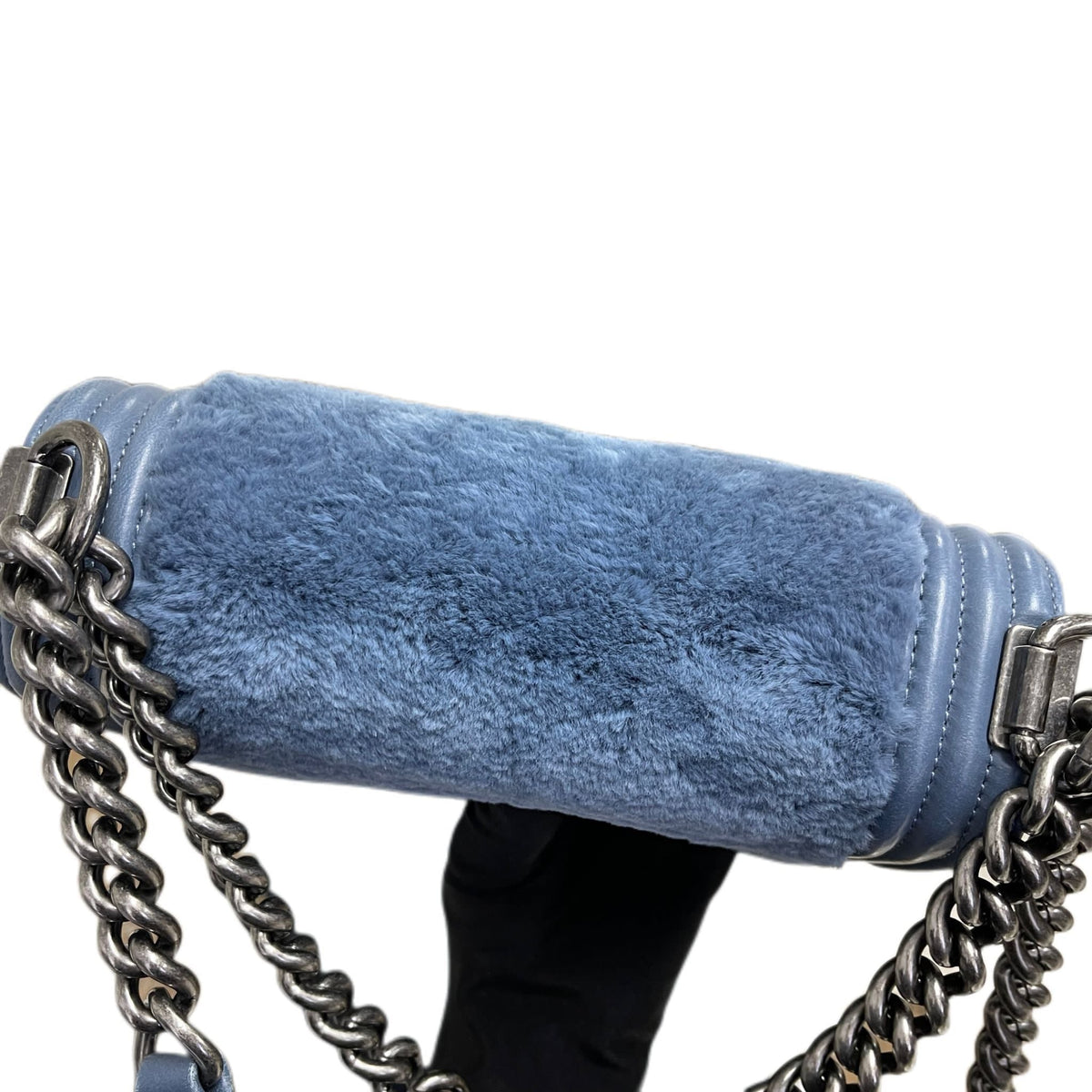 Small Boy Lambskin Fur Blue RHW