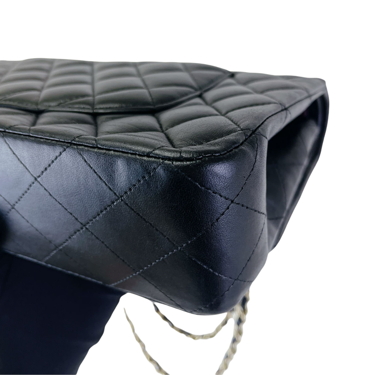 Classic Flap Medium Lambskin Black GHW