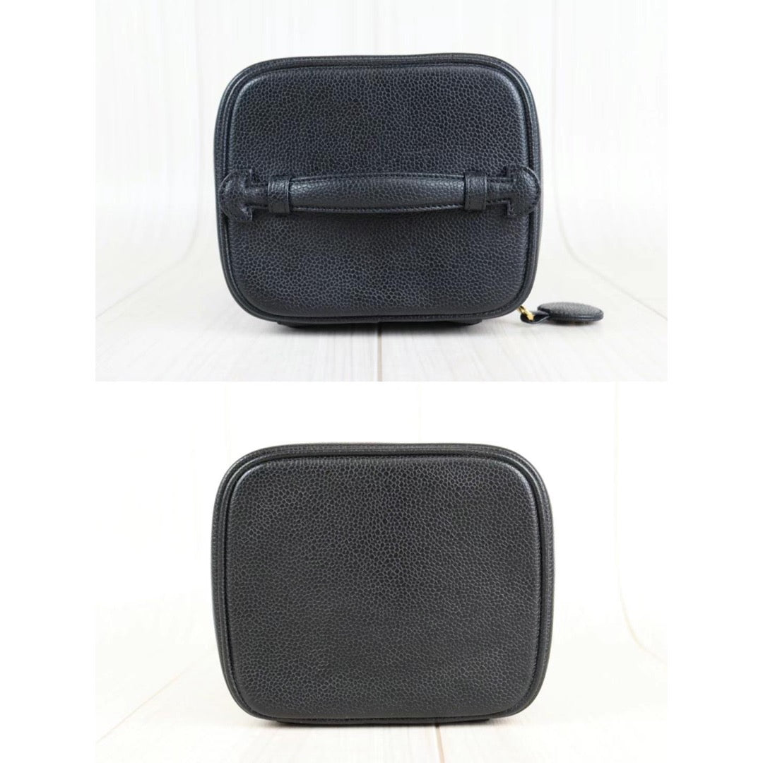 Rank A ｜ CHANEL Caviar Skin Vanity Handbag ｜22111405