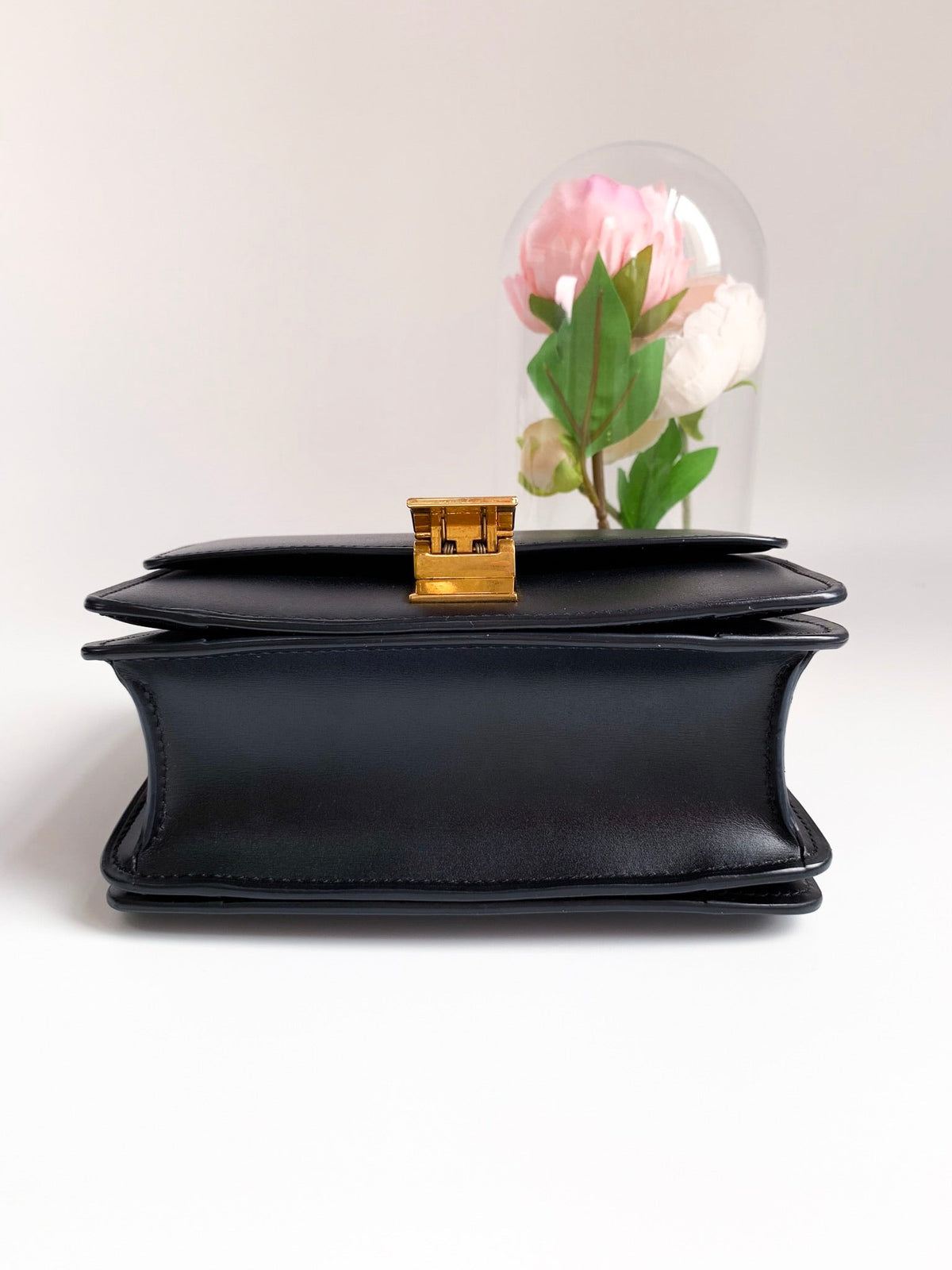 Celine Small Black Calfskin Box Bag⁣ ⁣⁣⁣⁣⁣⁣⁣⁣⁣⁣