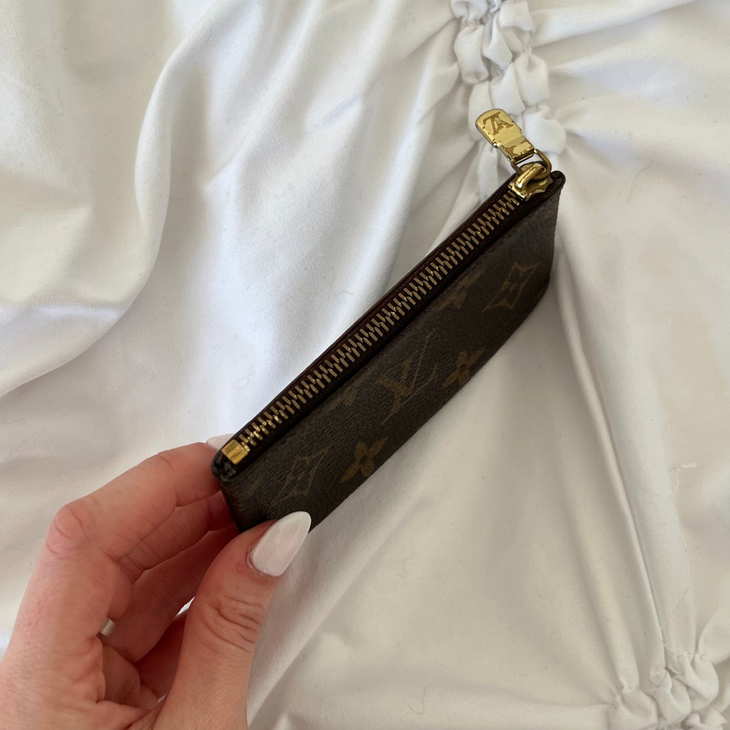 Louis Vuitton Monogram Pochette Cles Coin Case