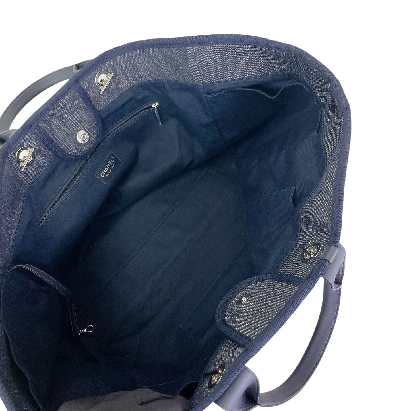 Canvas Deauville Extra Large Tote Blue