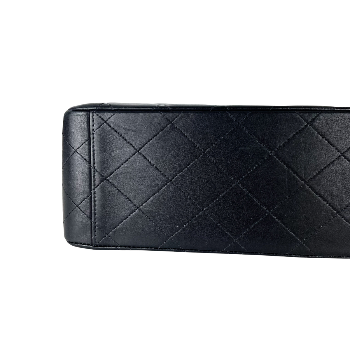 Jumbo XL Flap Lambskin Leather Black GHW