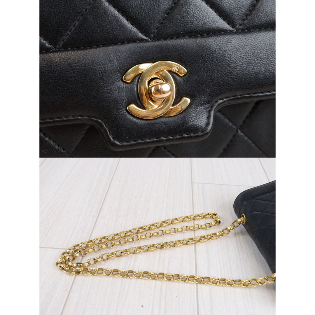 Rank AB ｜ CHANEL Matrass Lamb Leather Chain Shoulder Bag｜23042211