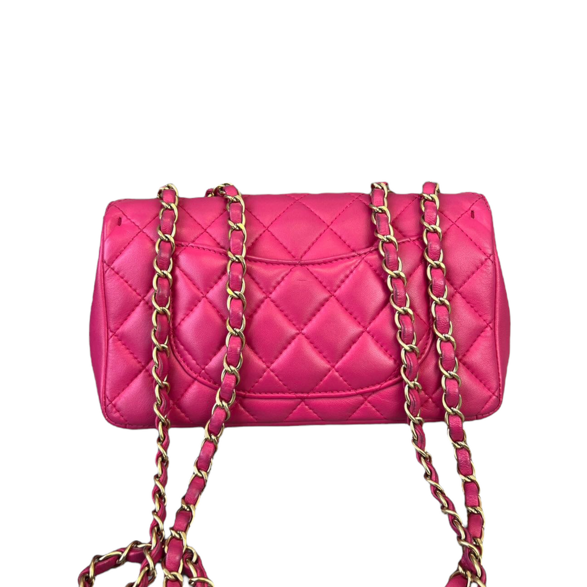 Mademoiselle Chic Mini Pink Lambskin GHW