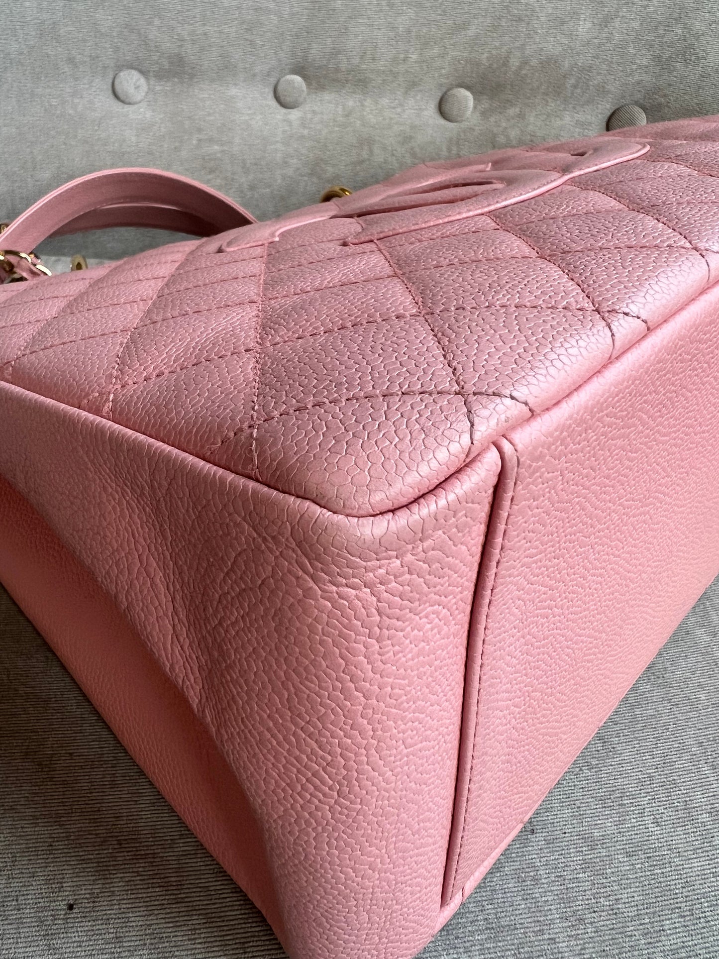 Chanel Pink Caviar Grand Shopper Tote