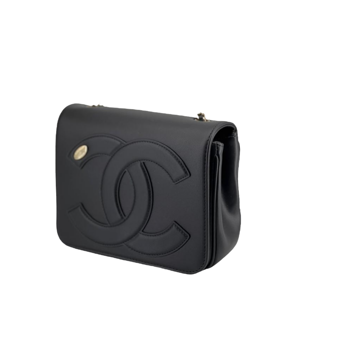 Mania Flap Lambskin GHW