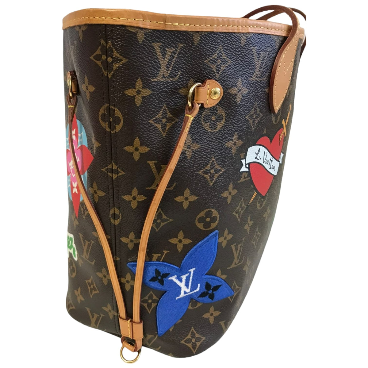 Louis Vuitton Neverfull MM Monogram Canvas Patches