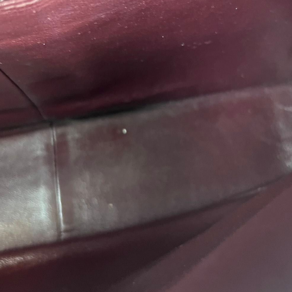 Double Flap Maxi Caviar Burgundy GHW
