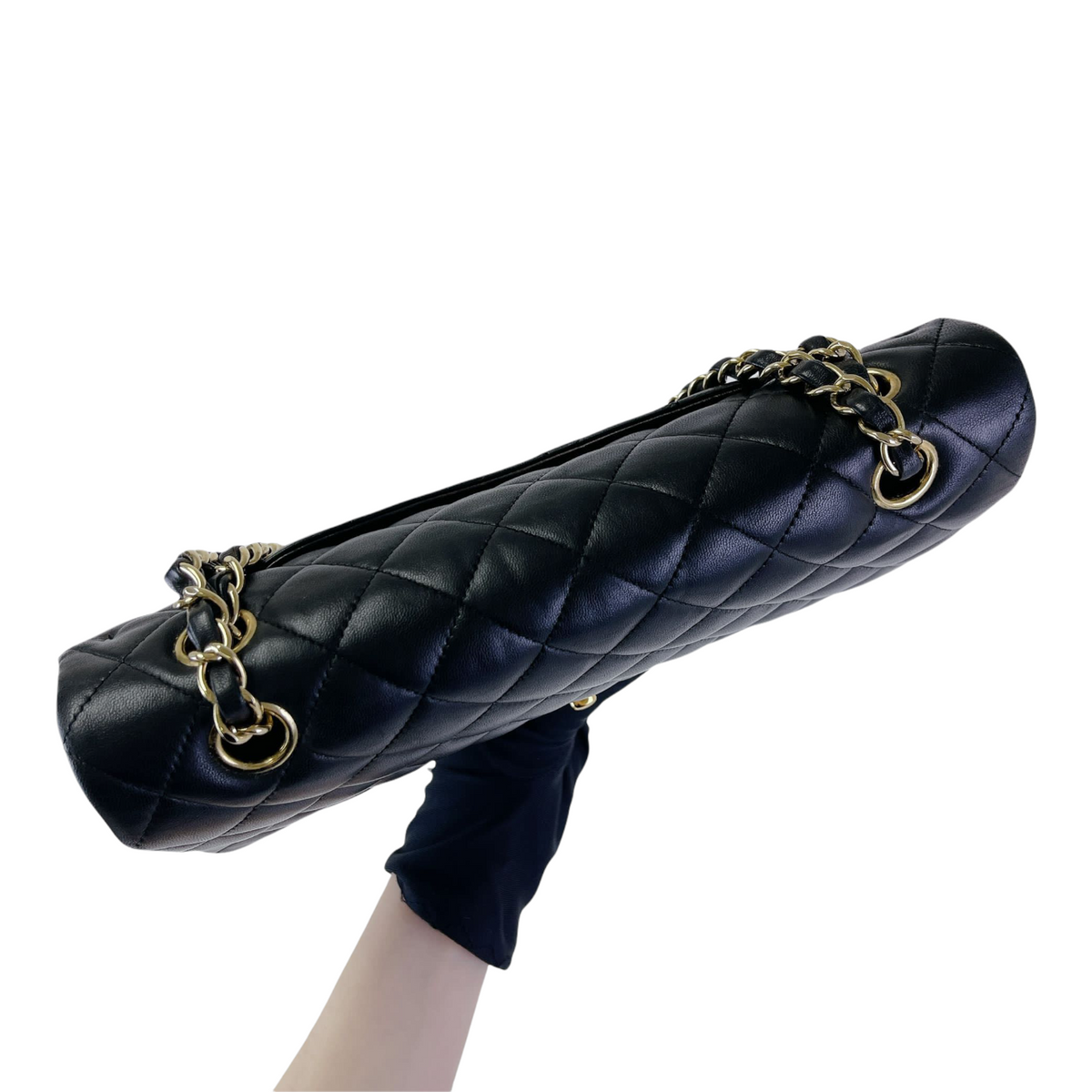 Classic Flap Medium Lambskin Black GHW