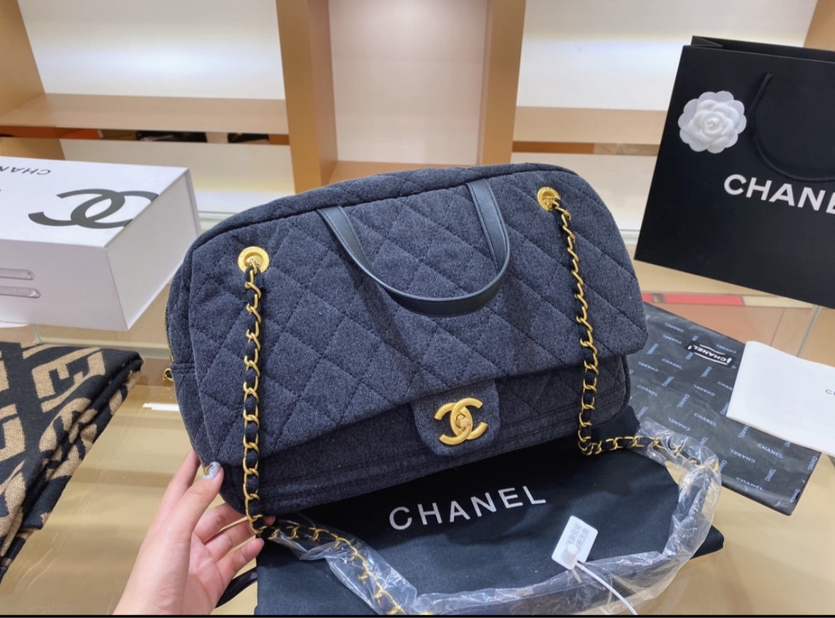 Large woman Chanel handbag