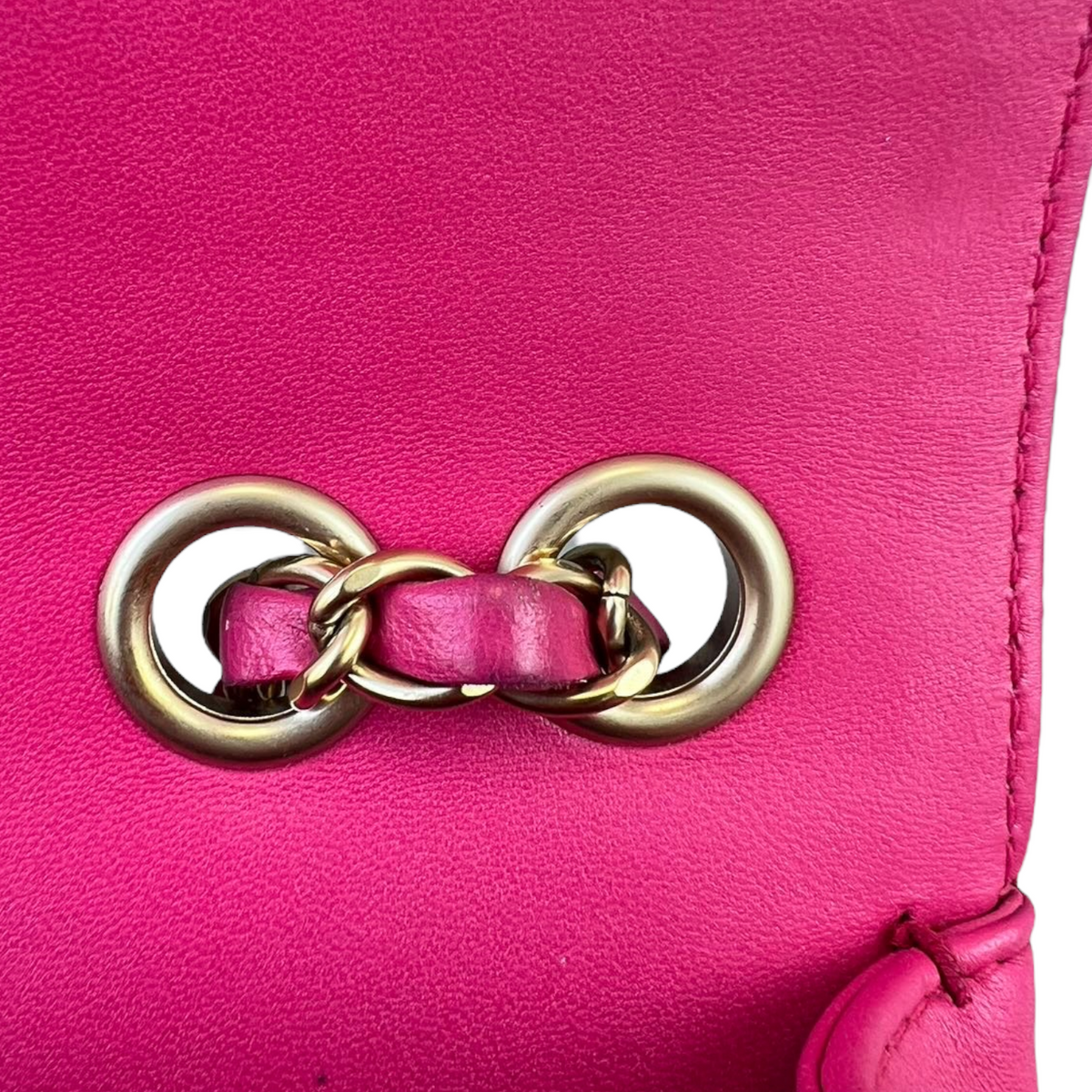 Mademoiselle Chic Mini Pink Lambskin GHW