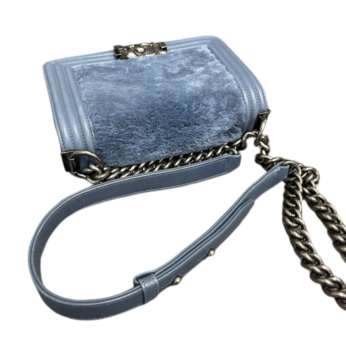 Small Boy Lambskin Fur Blue RHW