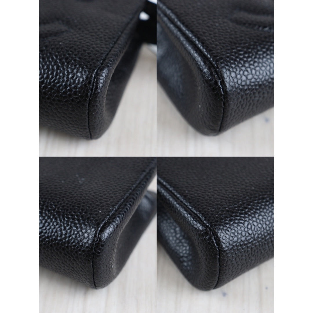 Rank AB ｜Chanel Caviar Skin Pouch｜V23070711