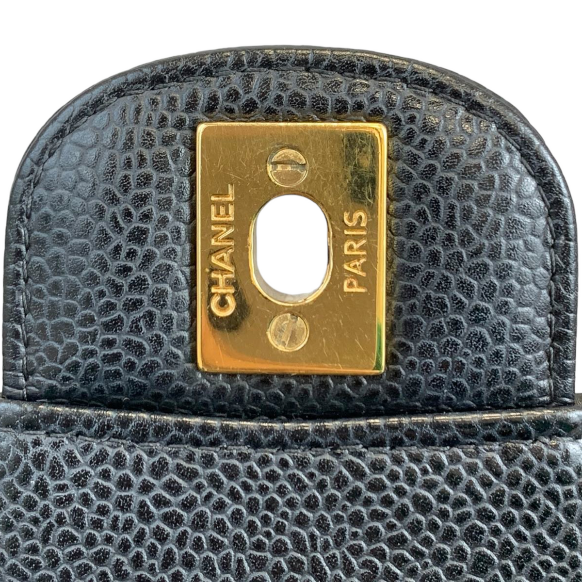 Classic Flap Caviar Medium Black GHW