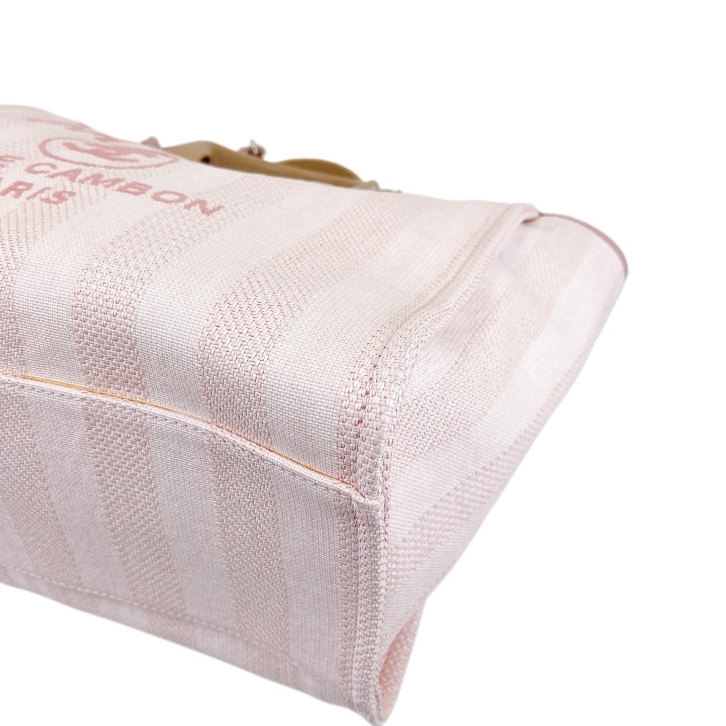 Medium Deauville Tote Mixed Fibers Pink SHW