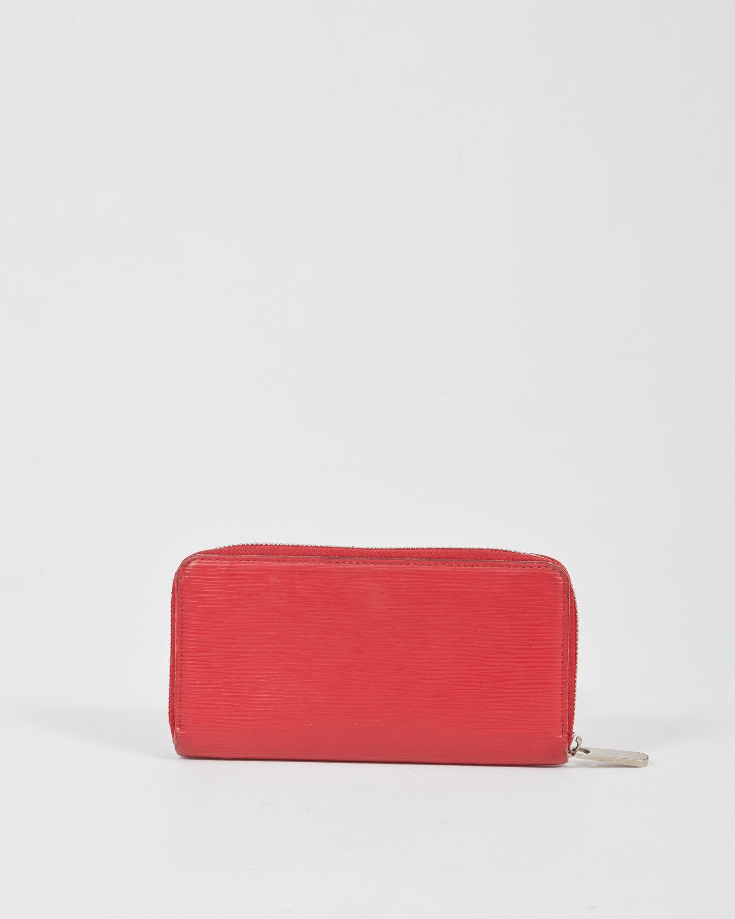Louis Vuitton Red Epi Leather Zippy Wallet
