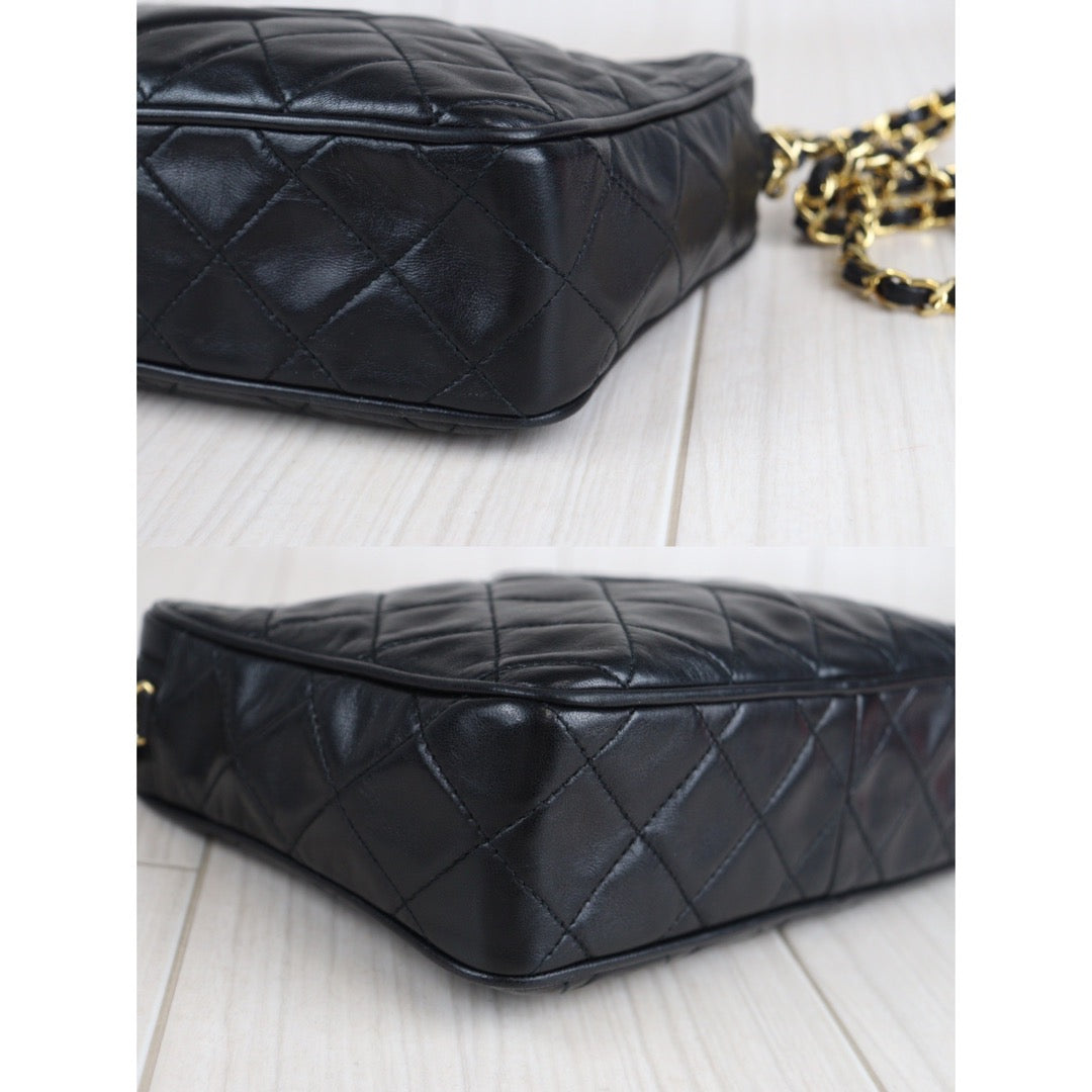 Rank AB ｜ CHANEL Matrasse Lambskin Chain Shoulder Bag ｜23071105