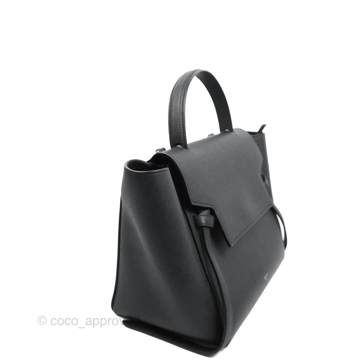 Celine Mini Belt Bag Dark Navy Grained Calfskin Silver Hardware