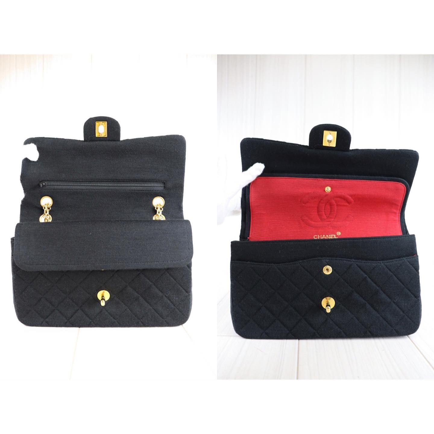 Rank A ｜CHANEL Matelasse 25 Cotton Chain Shoulder ｜080304