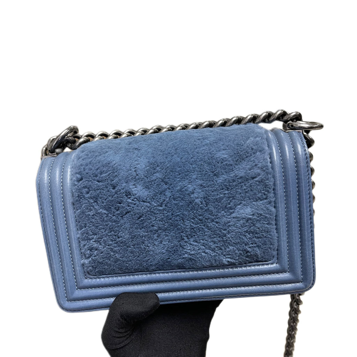 Small Boy Lambskin Fur Blue RHW