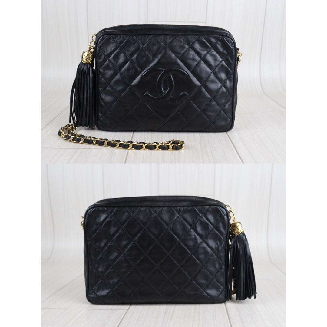 Rank AB ｜ CHANEL Matrasse Lambskin Chain Shoulder Bag ｜23071105