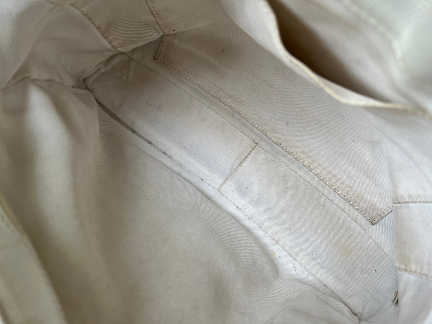 Chanel White Caviar Grand Shopper Tote