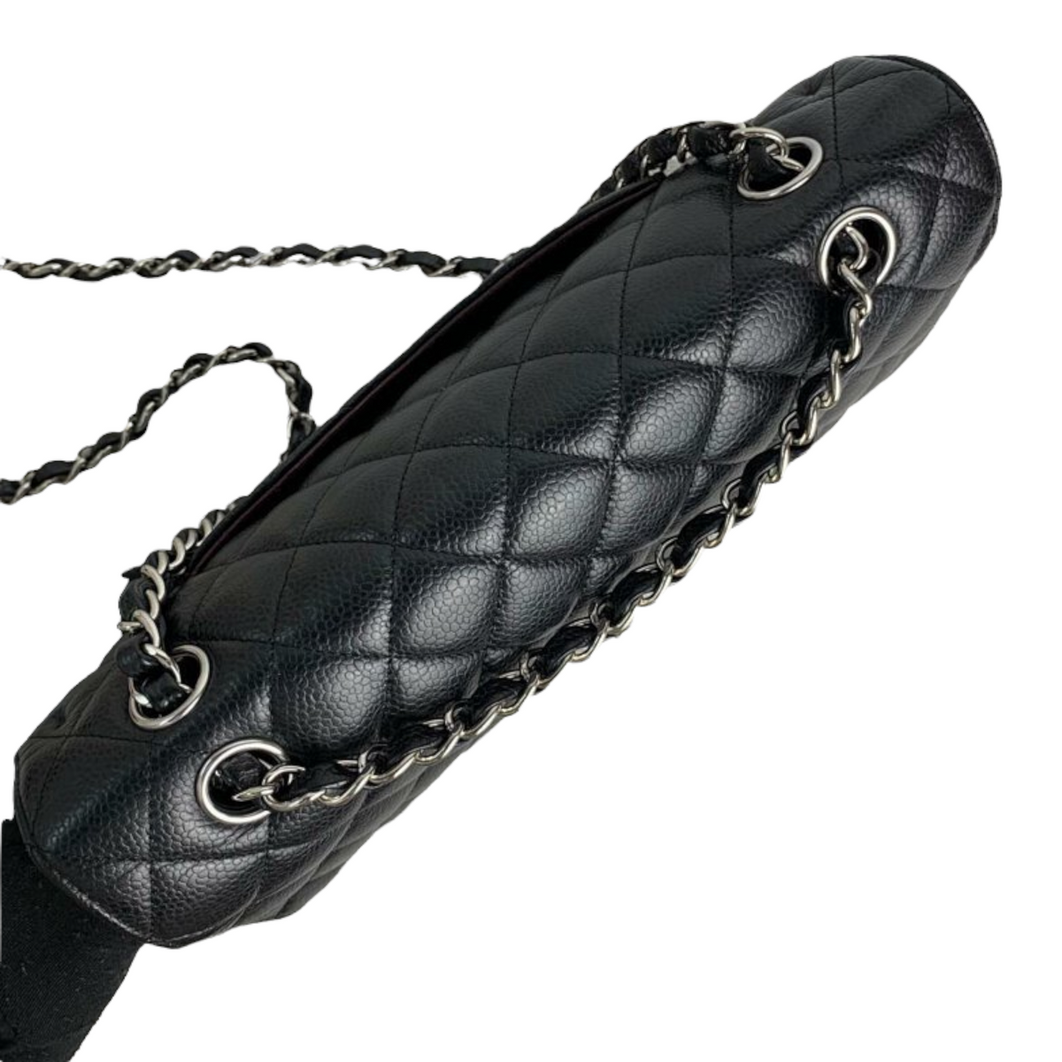 Classic Flap Caviar Medium Black SHW