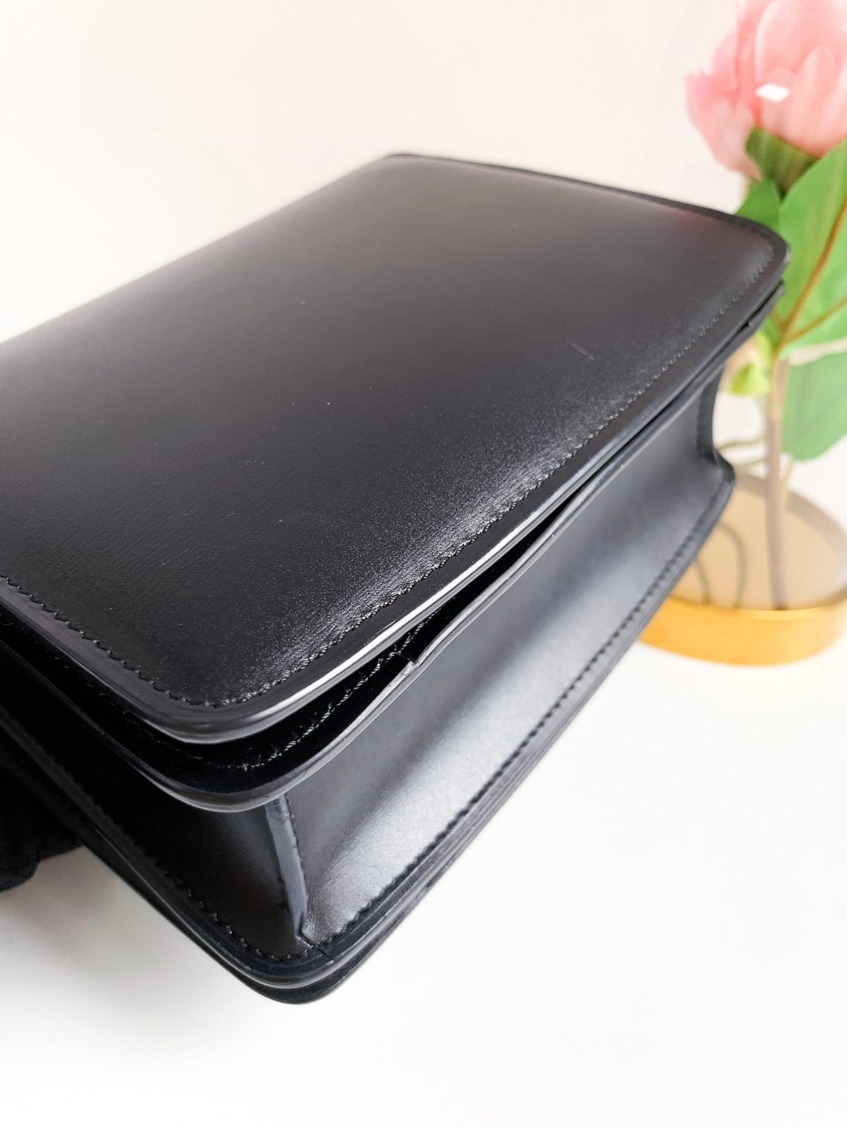 Celine Small Black Calfskin Box Bag⁣ ⁣⁣⁣⁣⁣⁣⁣⁣⁣⁣