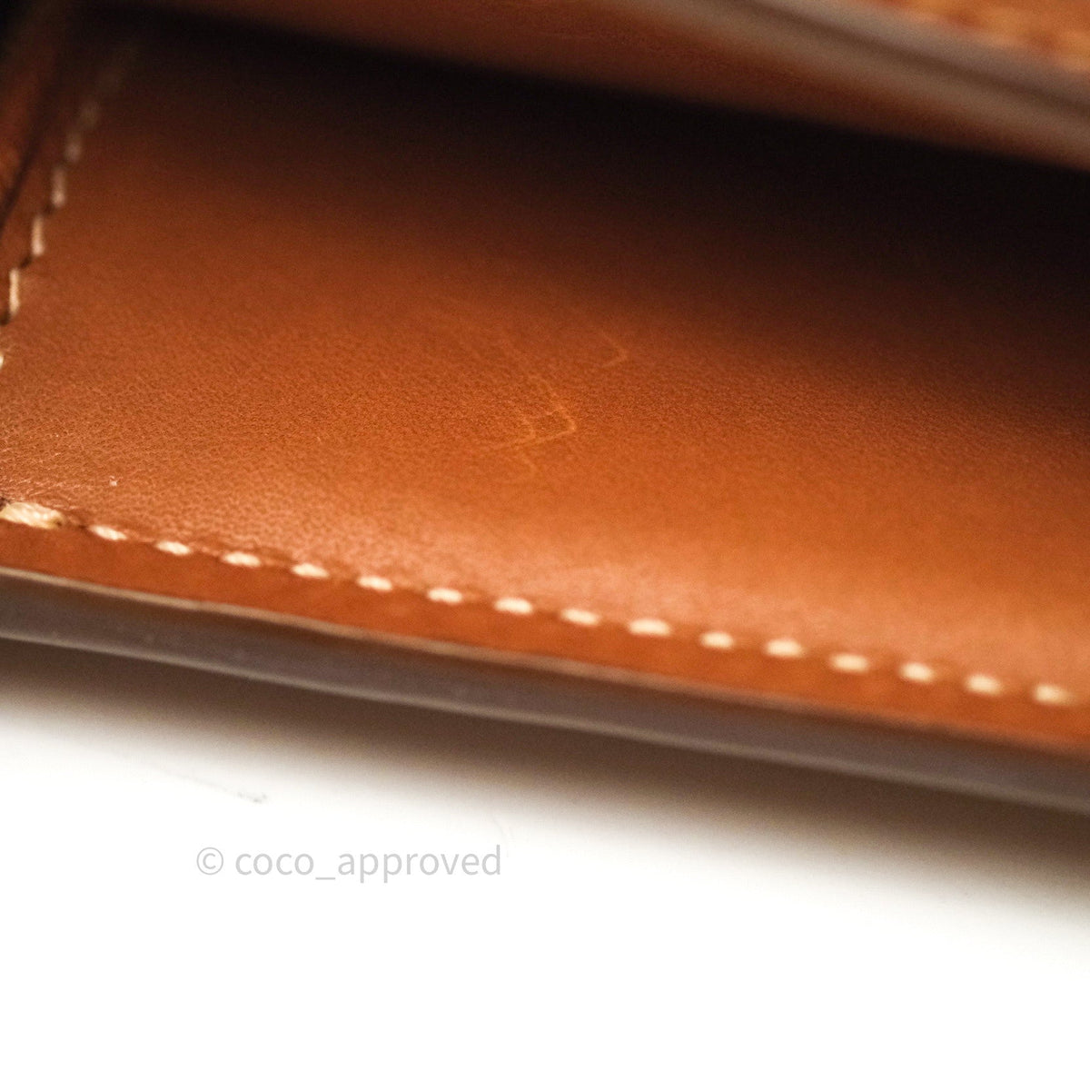Celine Box Brown Tan Calfskin Leather Medium Classic Gold Hardware
