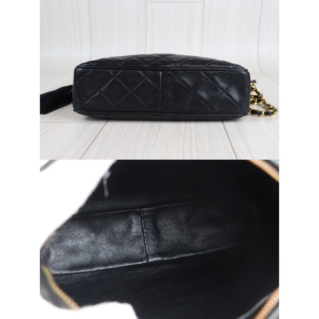 Rank AB ｜ CHANEL Matrasse Lambskin Chain Shoulder Bag ｜23071105