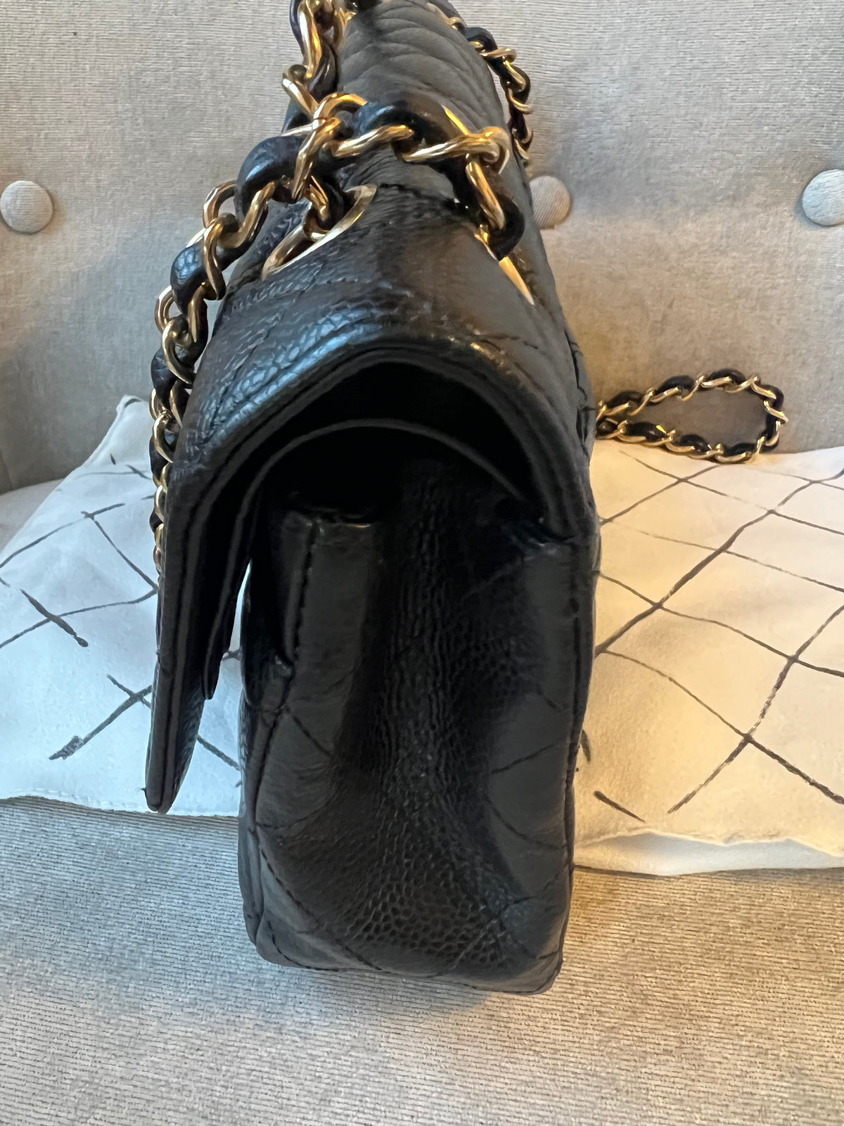 Chanel Medium Classic Flap in Black Caviar
