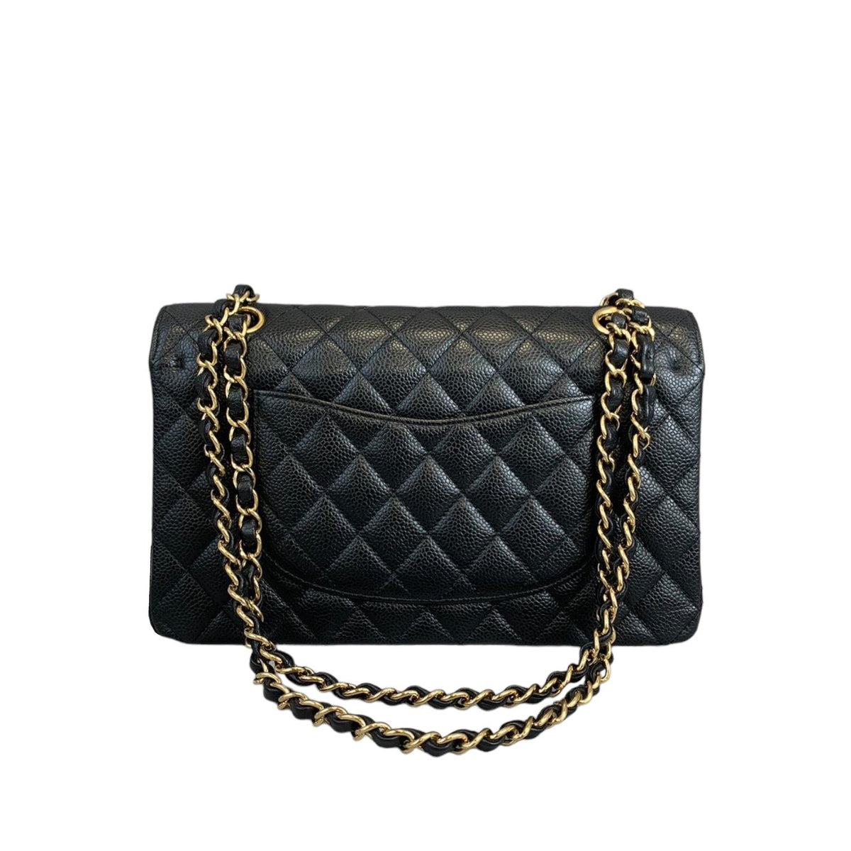 Classic Flap Caviar Medium Black GHW