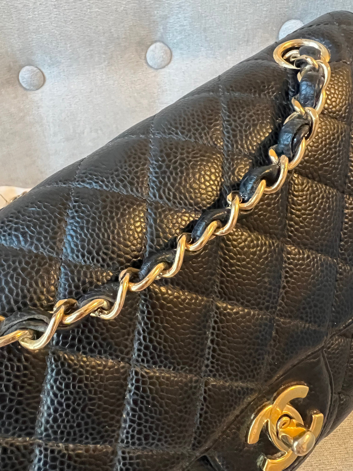 Chanel Medium Classic Flap in Black Caviar