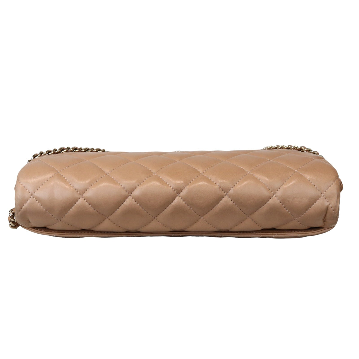 Timeless Clutch in Lambskin Leather Caramel LGHW