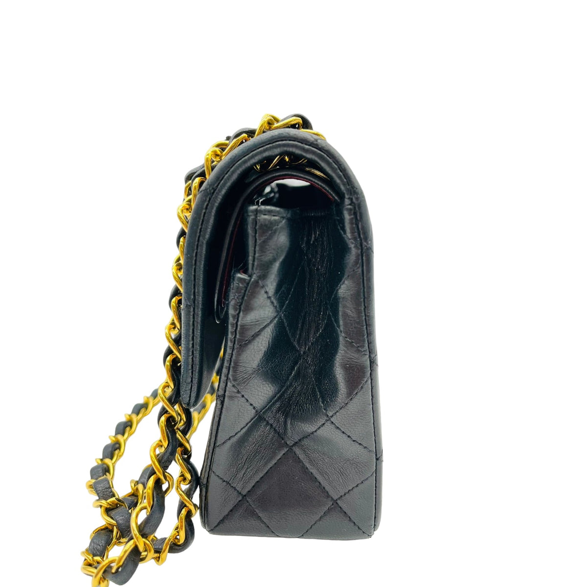 Classic Flap Small Lambskin Black GHW