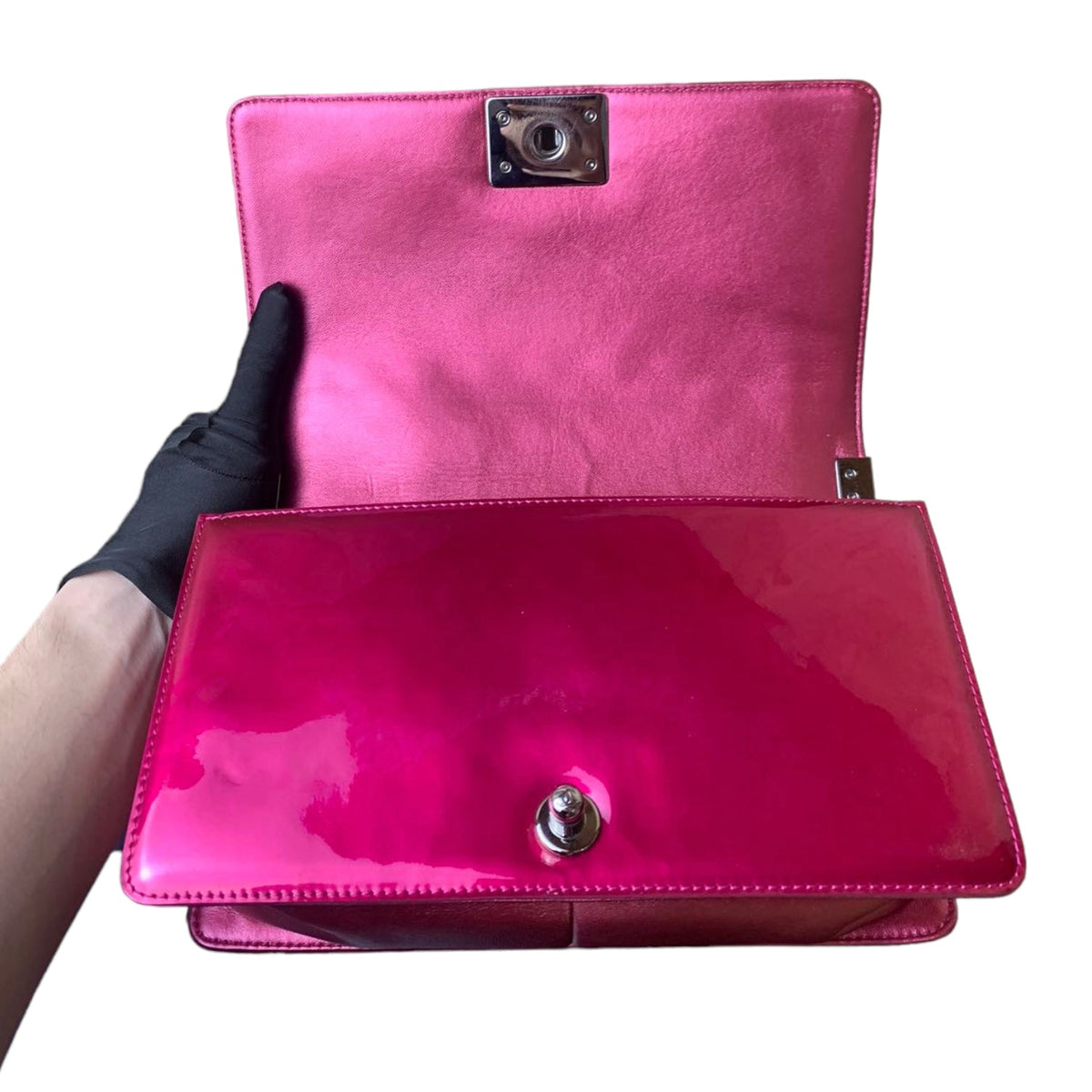 Old Medium Boy Patent Pink SHW