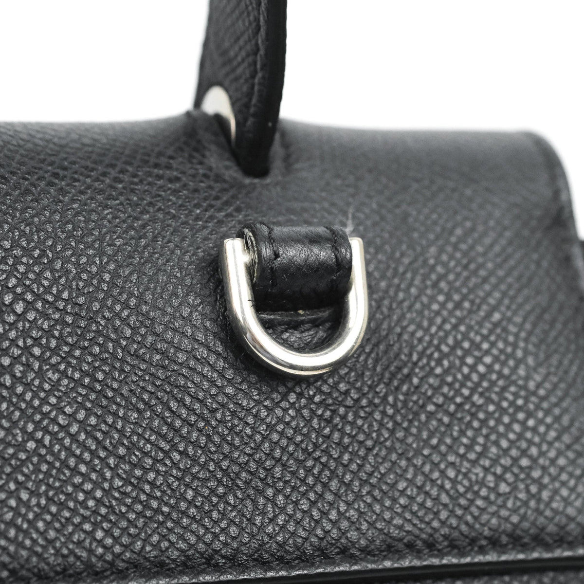 Celine Mini Belt Bag Dark Navy Grained Calfskin Silver Hardware